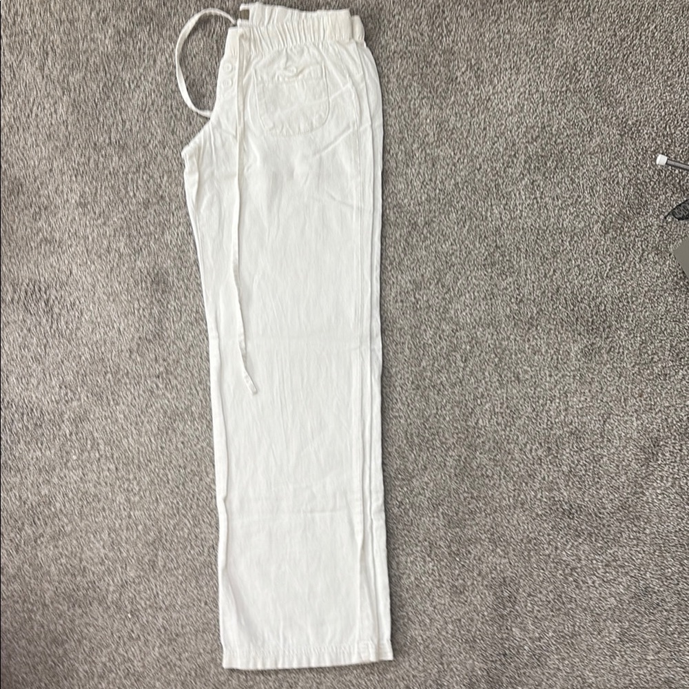 Men's White Casual Pants